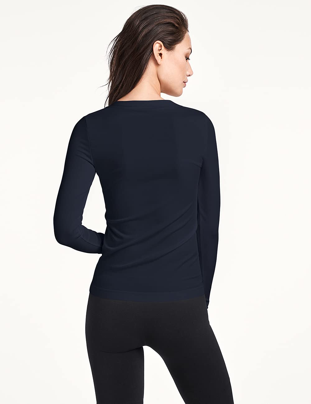 Wolford Aurora 56223 pullover scollo a V nero