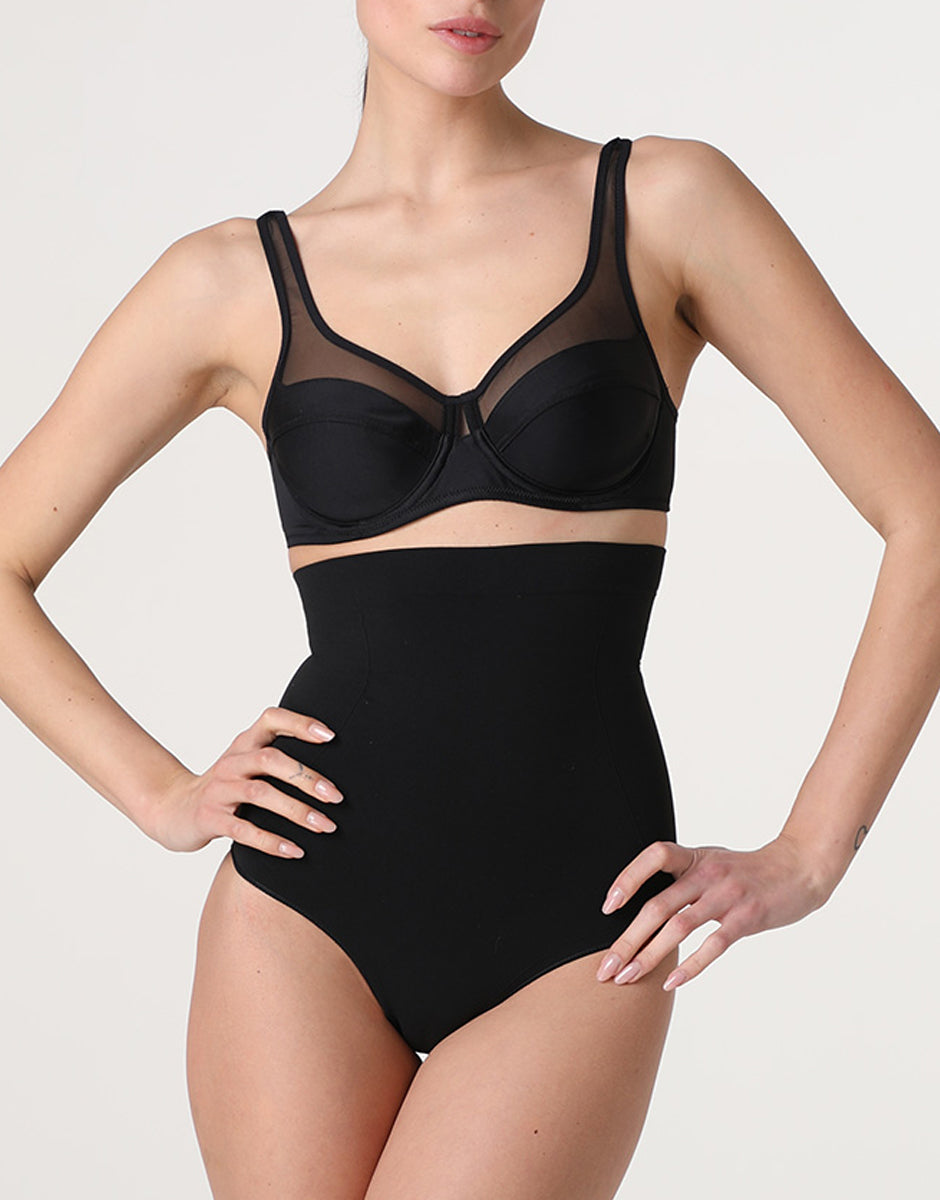 Lovable Silhouette Shaping slip vita alta nero modellante