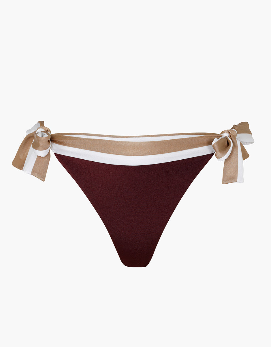 Lovable Shiny Colour Block brasiliano vinaccia bronzo