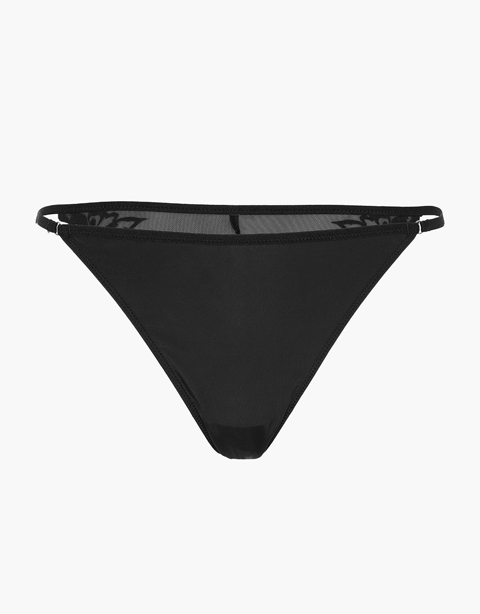 Lovable Velvet Embroidery brasiliano tulle nero