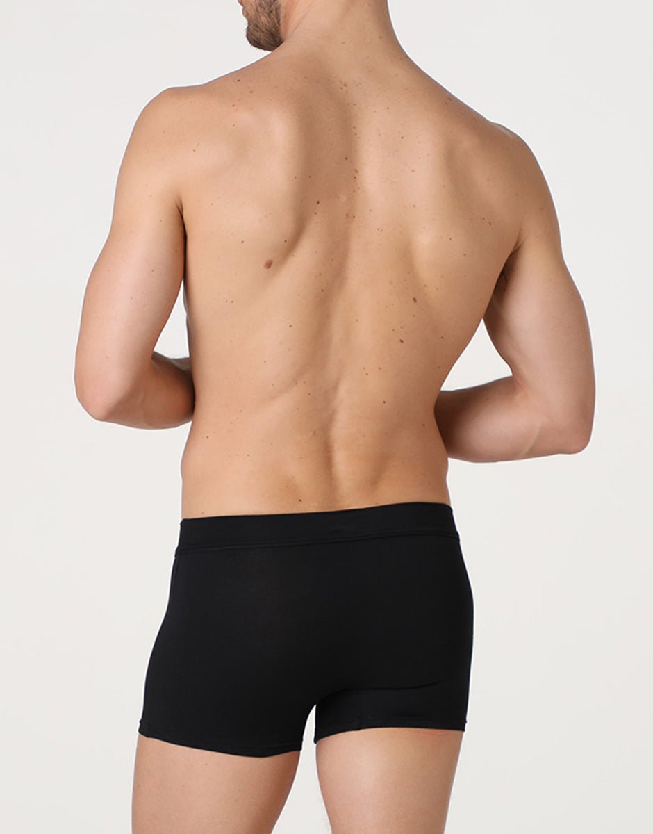 Lovable Man Modern Cotton Modal Boxer Nero Cotone Modal