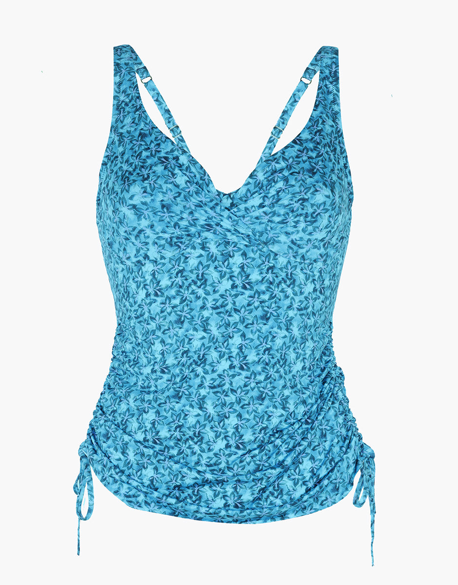 Lovable Shiny Micro tankini con ferretto fiori multicolor