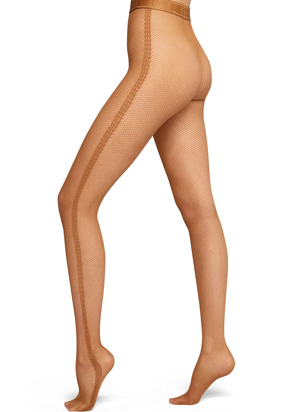 Wolford Erin Tight collant a rete honey S