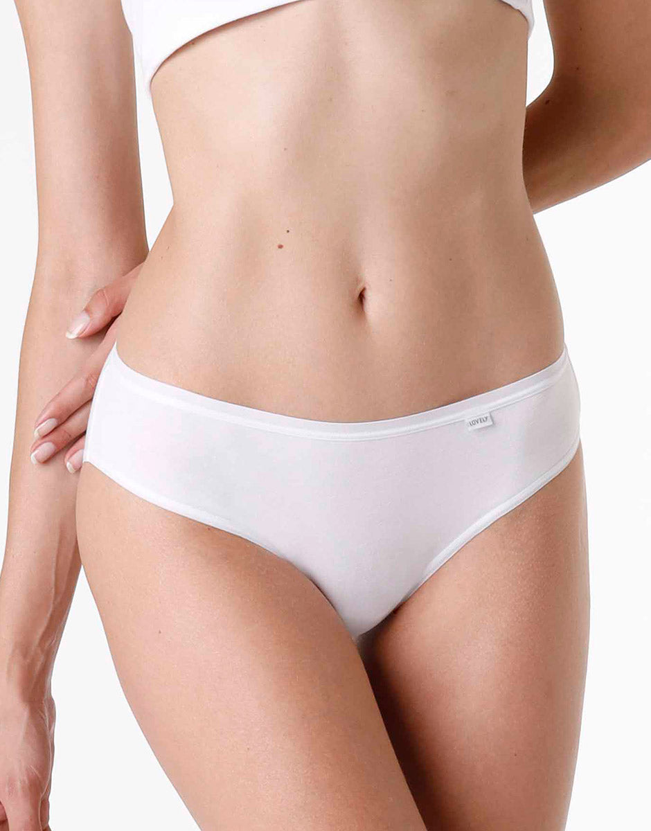 Lovable Lovely Slip Mini Bianco Cotone Modal