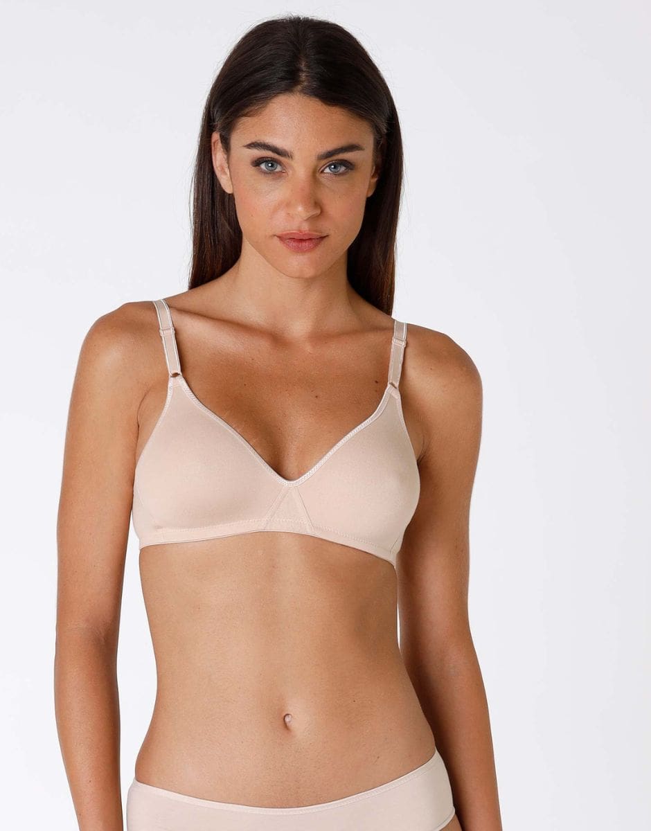 Lovable Cotton L1604E2 reggiseno senza ferretto bipack nude cotone
