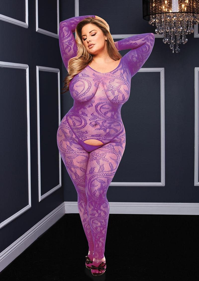 Baci White Label bodystocking senza cavallo in pizzo