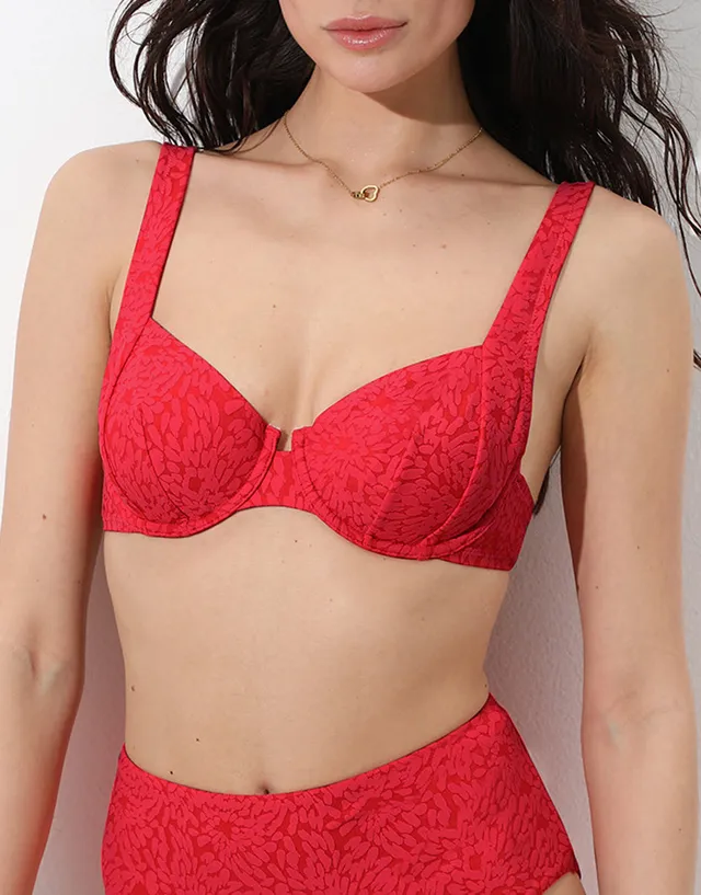 Lovable Festival Jacquard reggiseno mare rosso ibisco