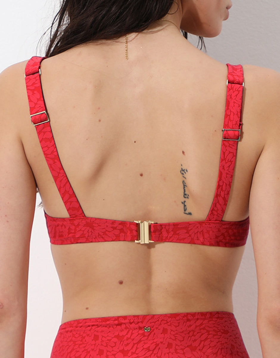 Lovable Festival Jacquard reggiseno mare rosso ibisco
