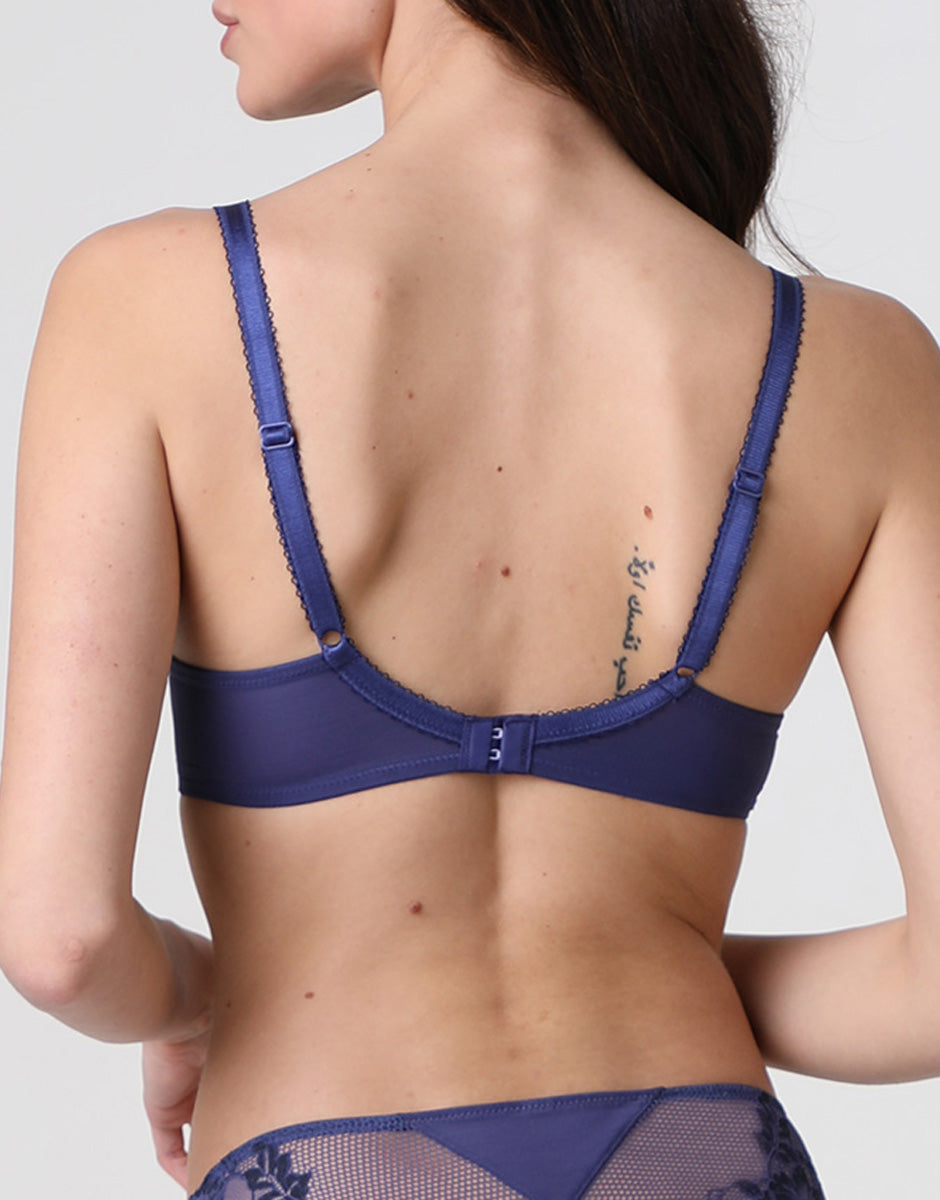 Lovable Bicolor Floral Lace reggiseno pizzo blu
