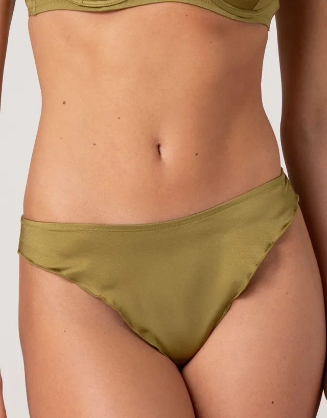 Lovable Chic Micro brasiliano microfibra verde cardamomo
