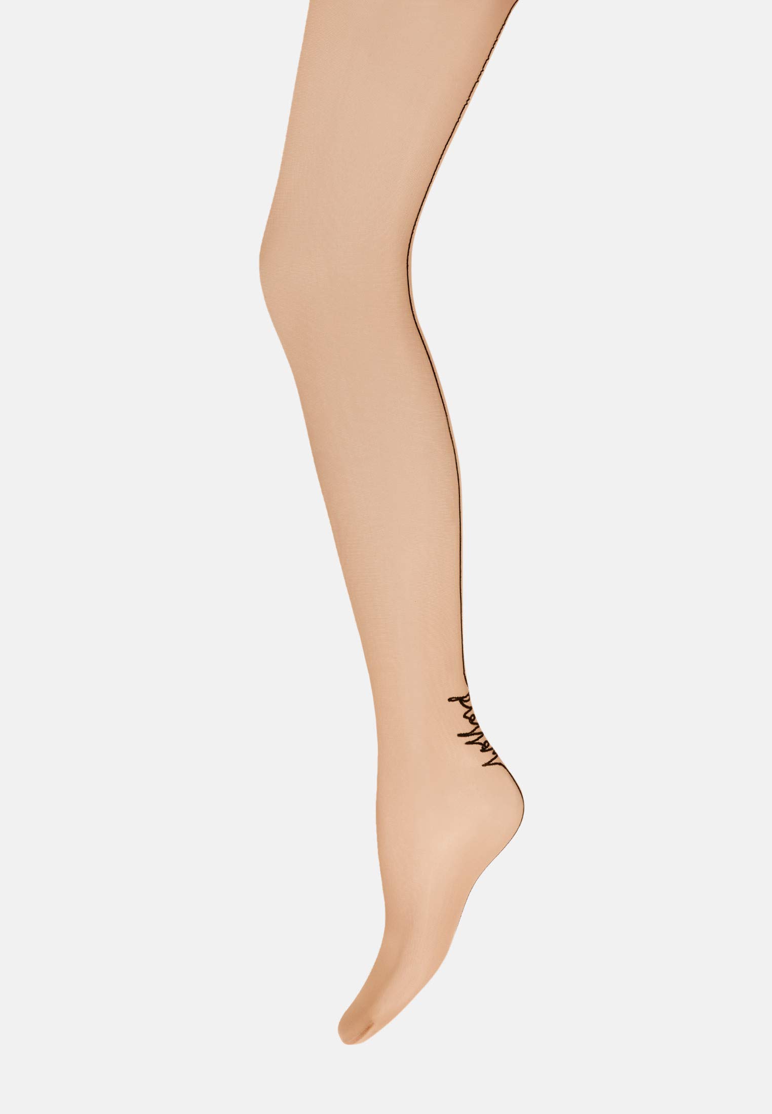 Wolford Script Backseam Collant 20 Den Logo