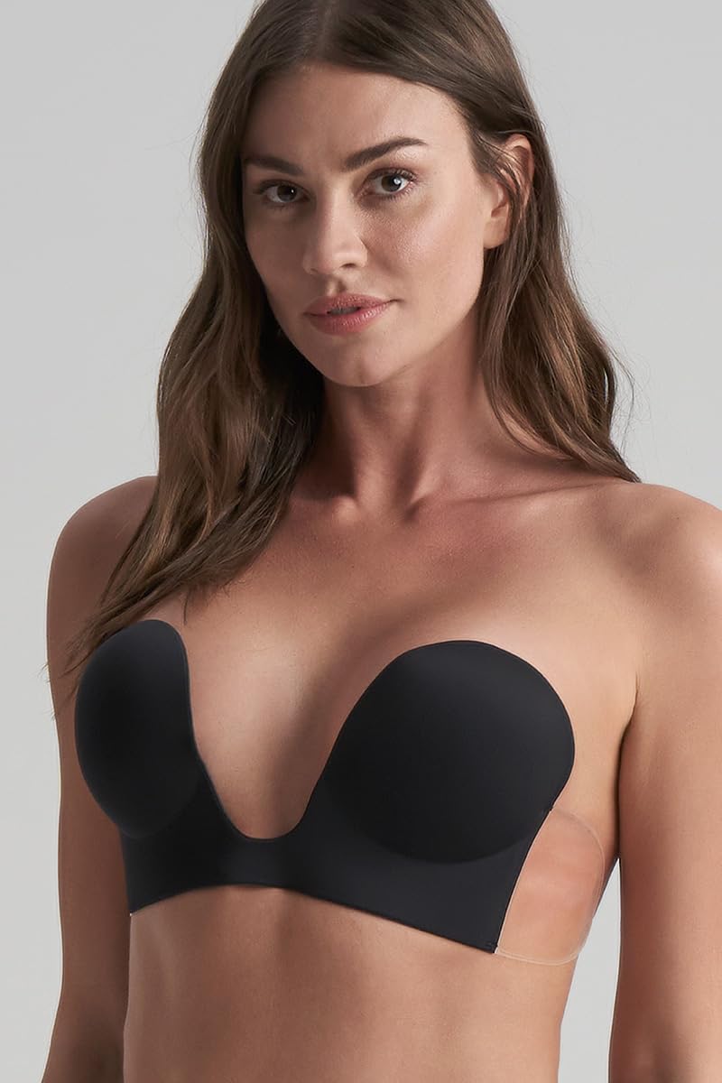 Bye Bra Stile U reggiseno adesivo beige senza schienale