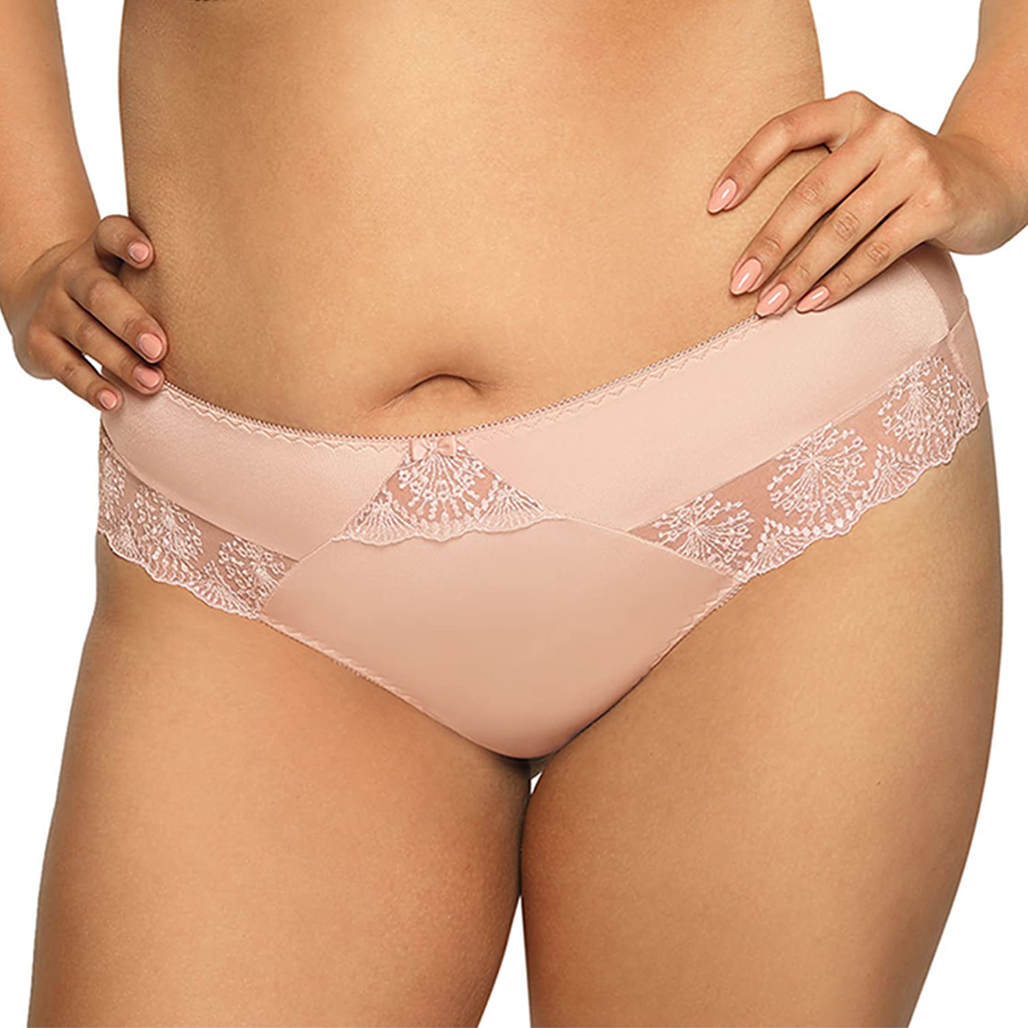 AVA 1922 Freesia slip ricamato bianco cotone