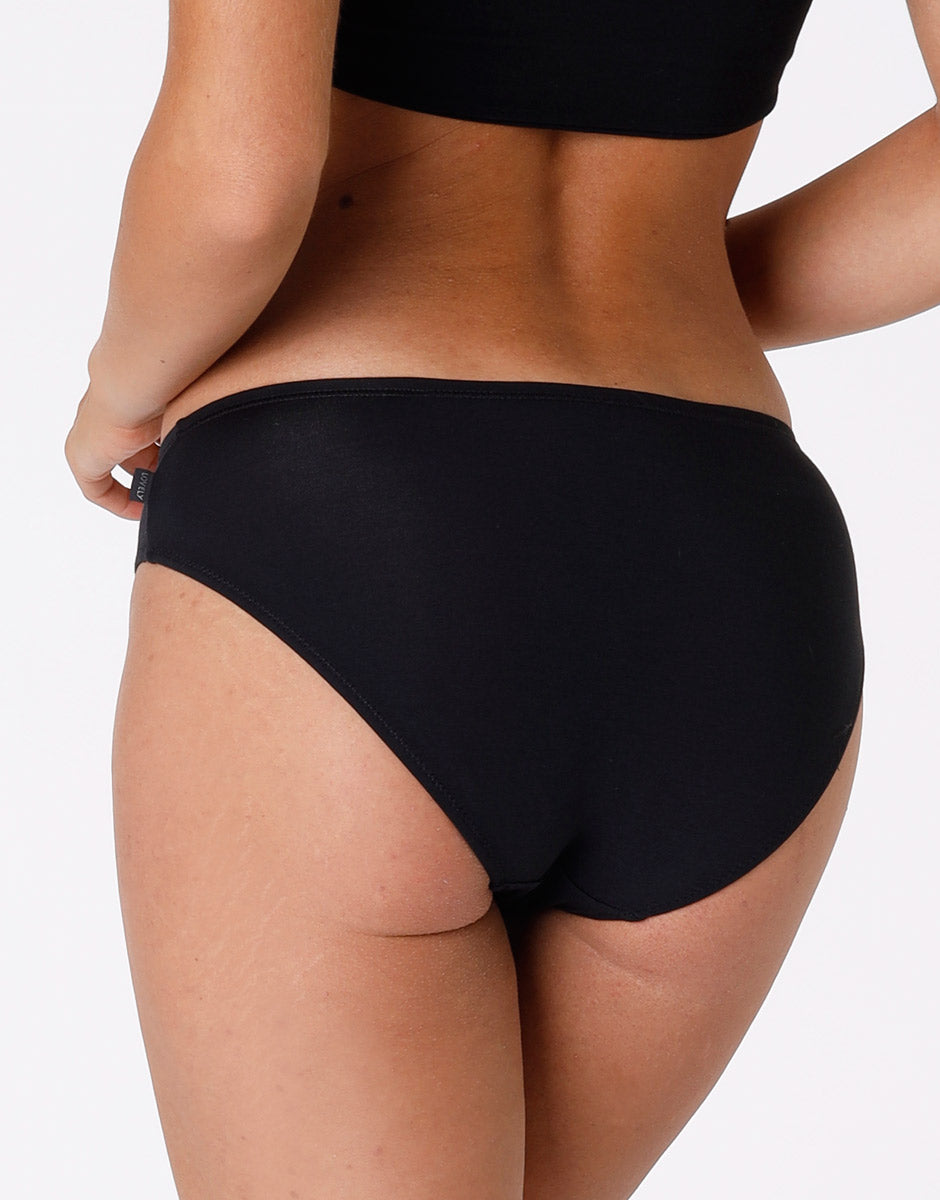 Lovable Lovely slip vita bassa nero cotone modal