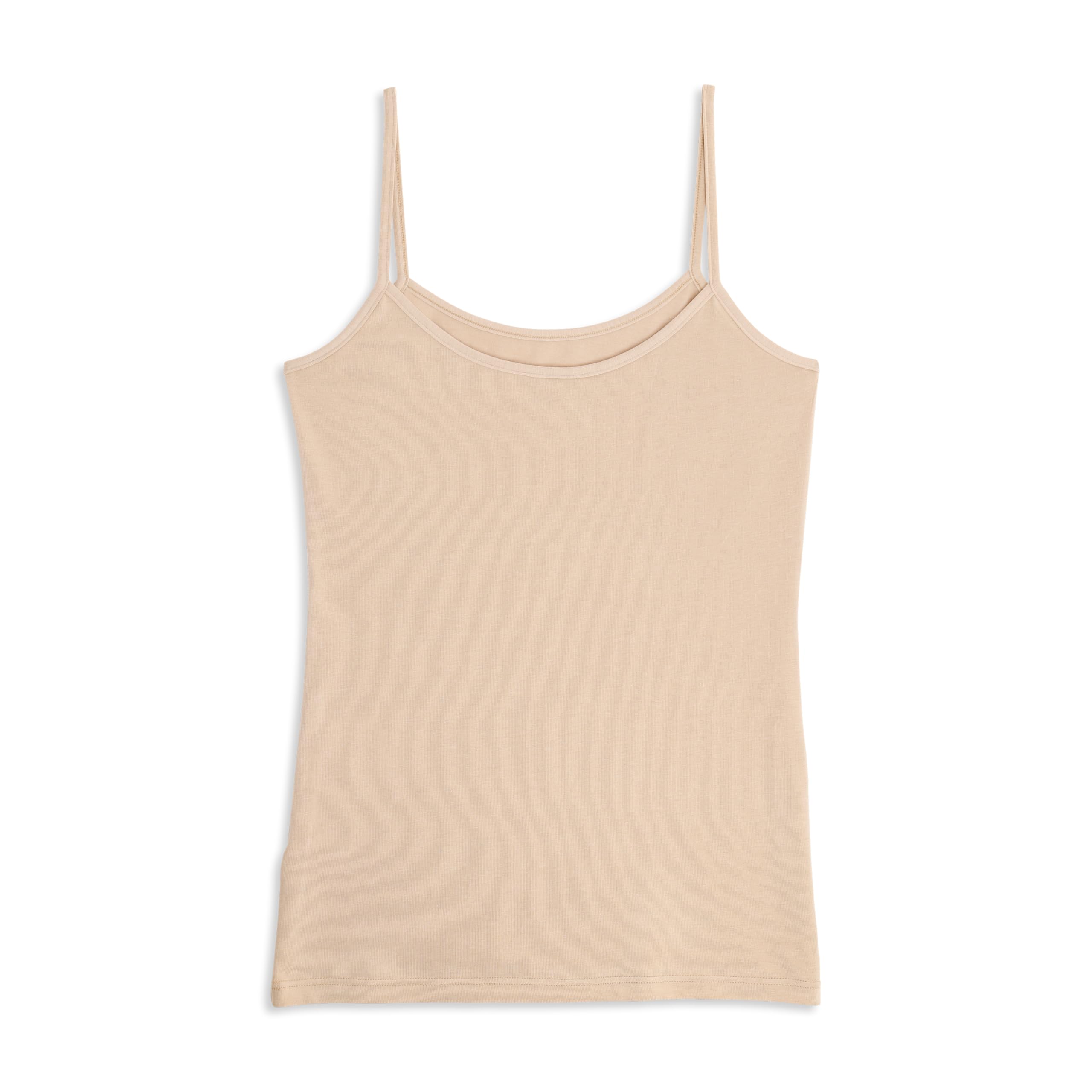 Cotonella top spalline sottili jersey cotone beige S