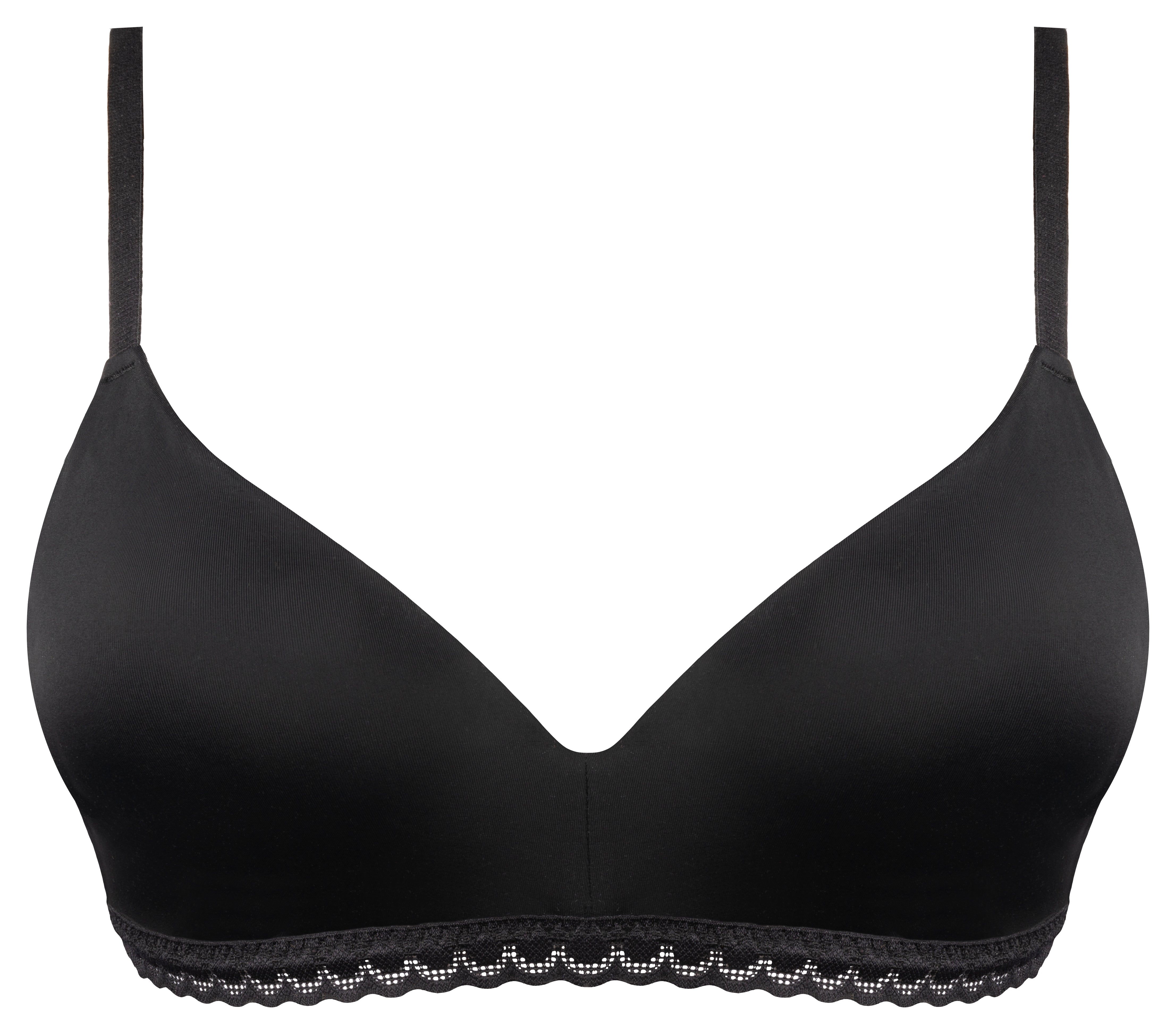 Lovable Value Micro reggiseno senza ferretto nero microfibra