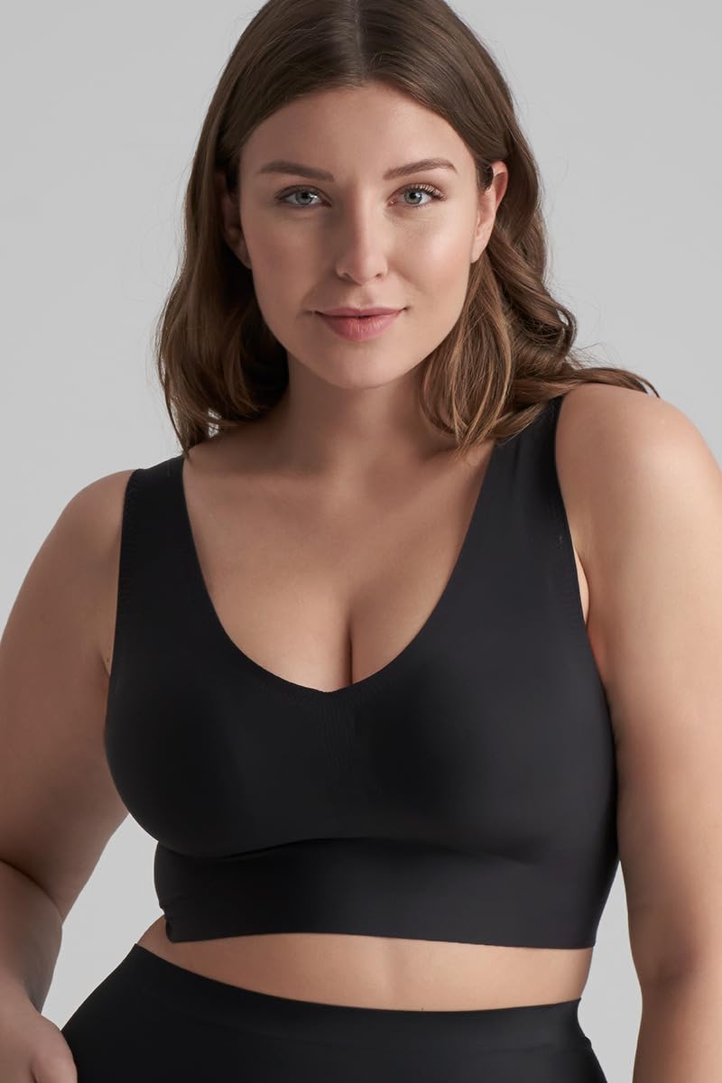 Bye Bra scollo a V reggiseno invisibile senza cuciture beige