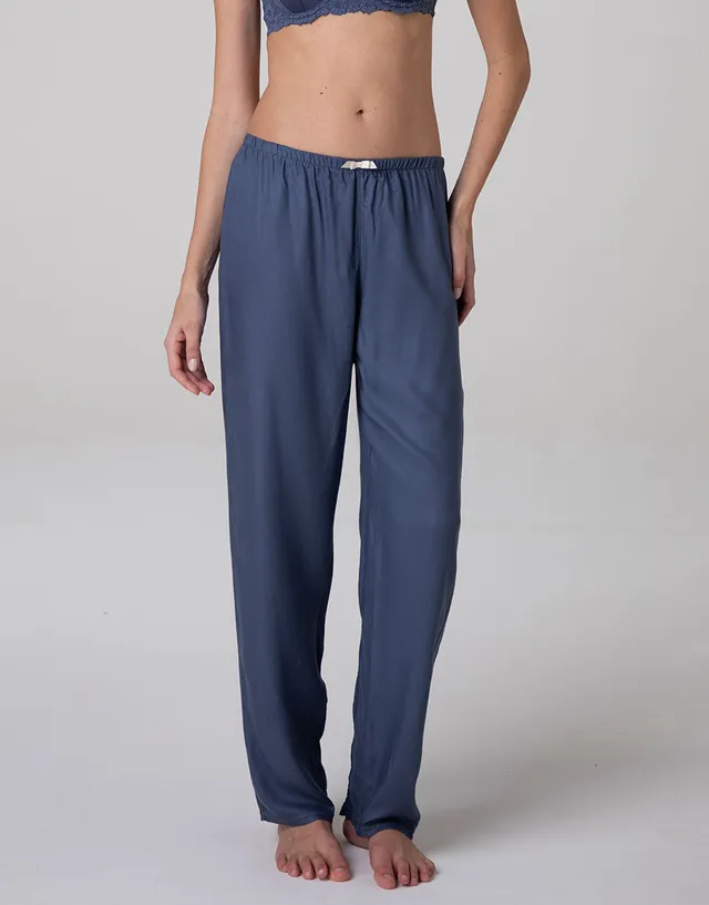 Lovable LBFAVP1-267 pantaloni pigiama blu polvere twill viscosa