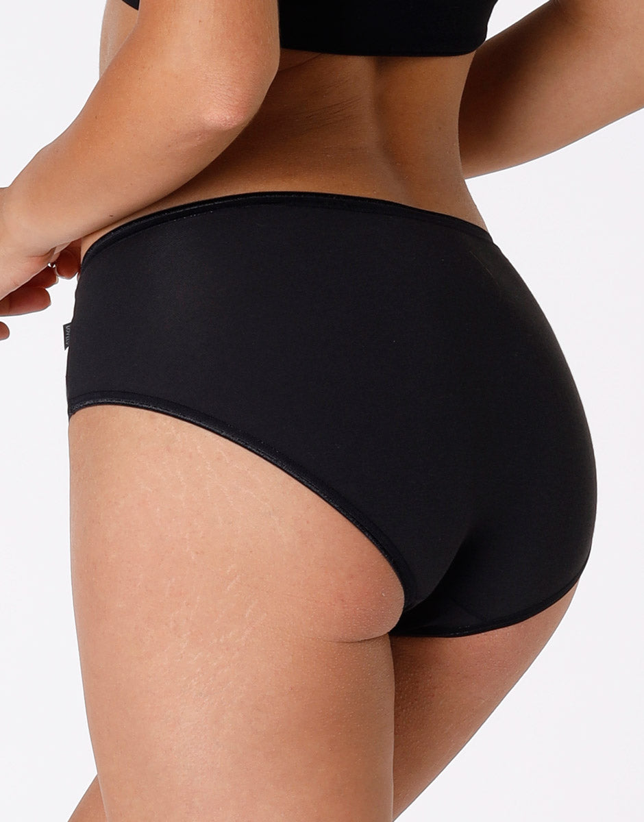 Lovable Lovely slip midi nero cotone soft
