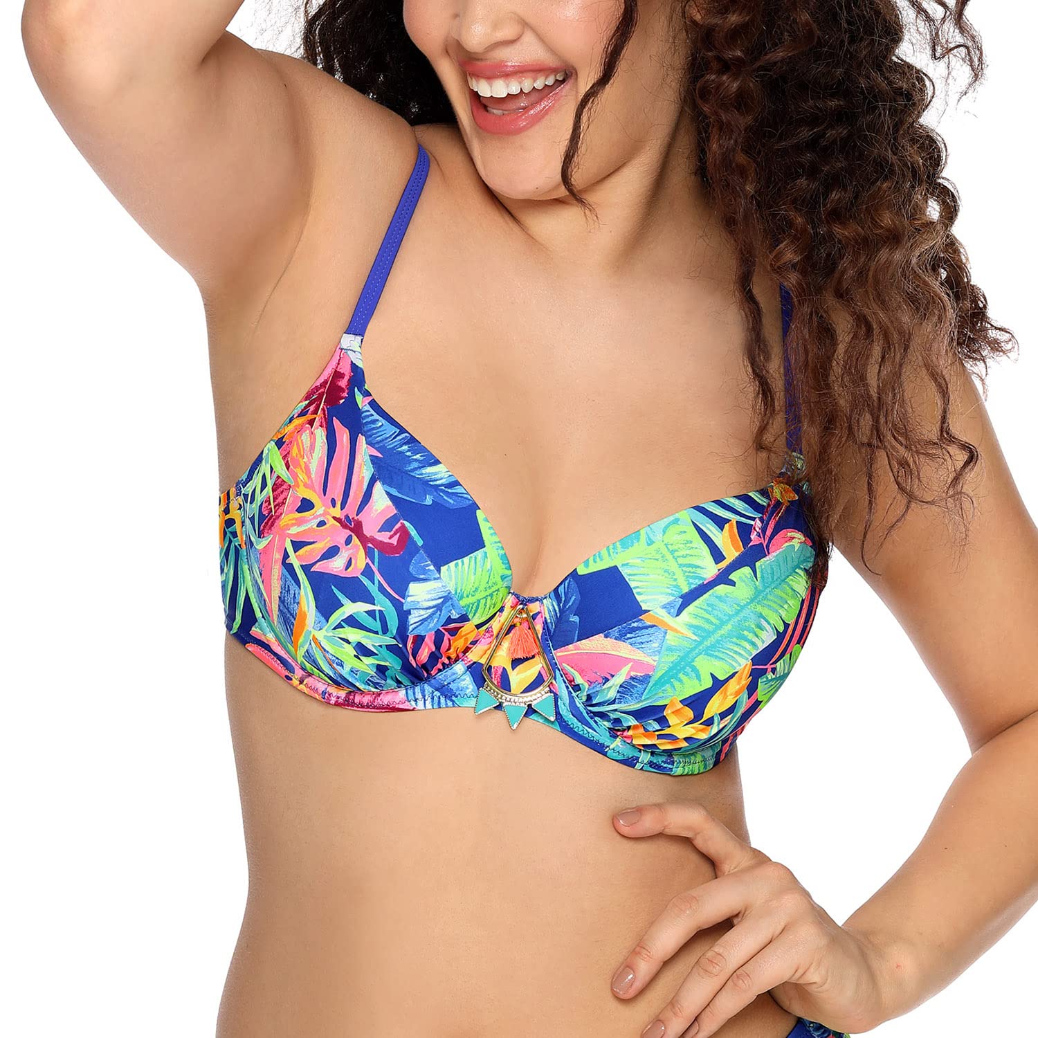 Ava SK-143 Top Bikini Full Cup Blu 9B