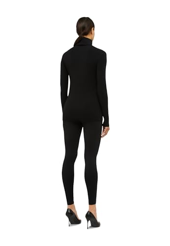 Wolford Aurora pullover nero senza cuciture