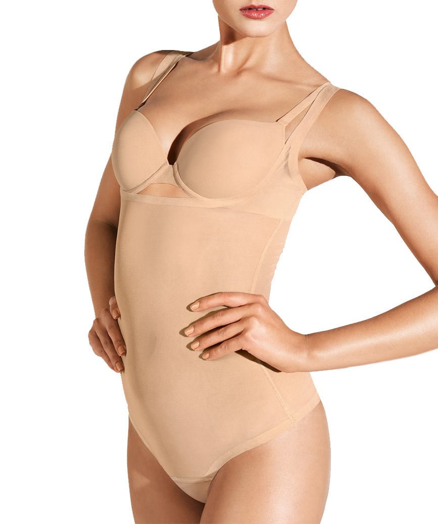 Wolford Tulle Forming String body modellante nero