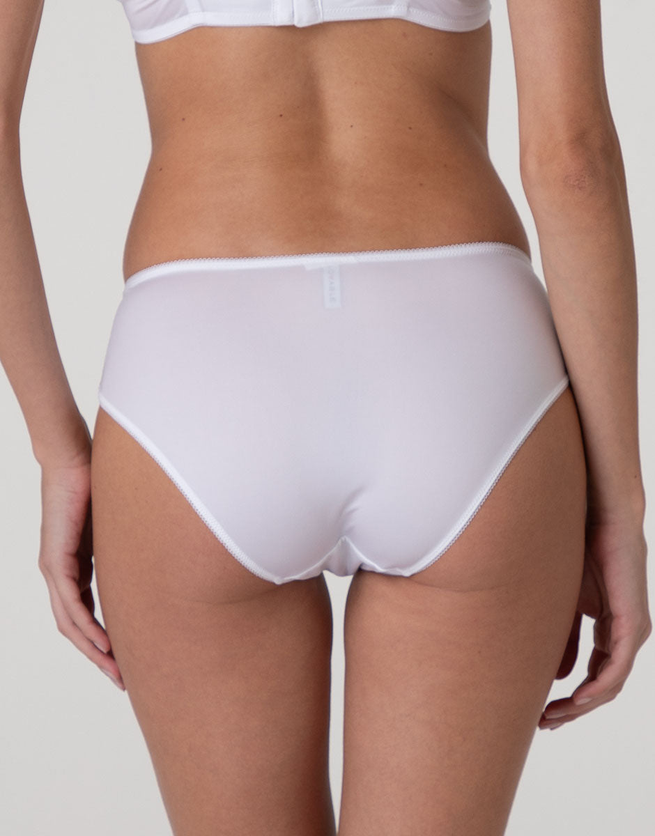 Lovable Beauty Curves slip alto midi pizzo bianco