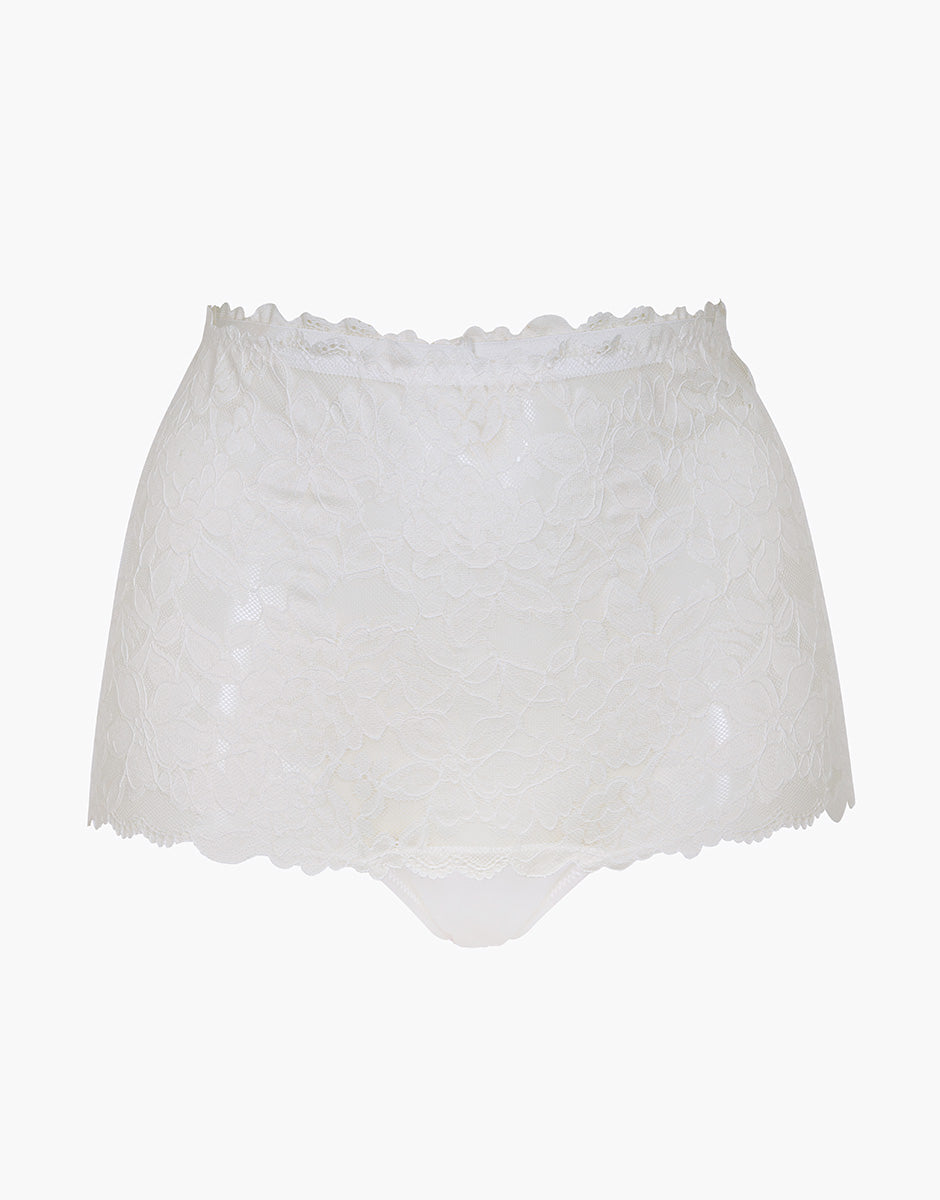 Lovable Beautiful Lace Slip Alto bianco latte pizzo