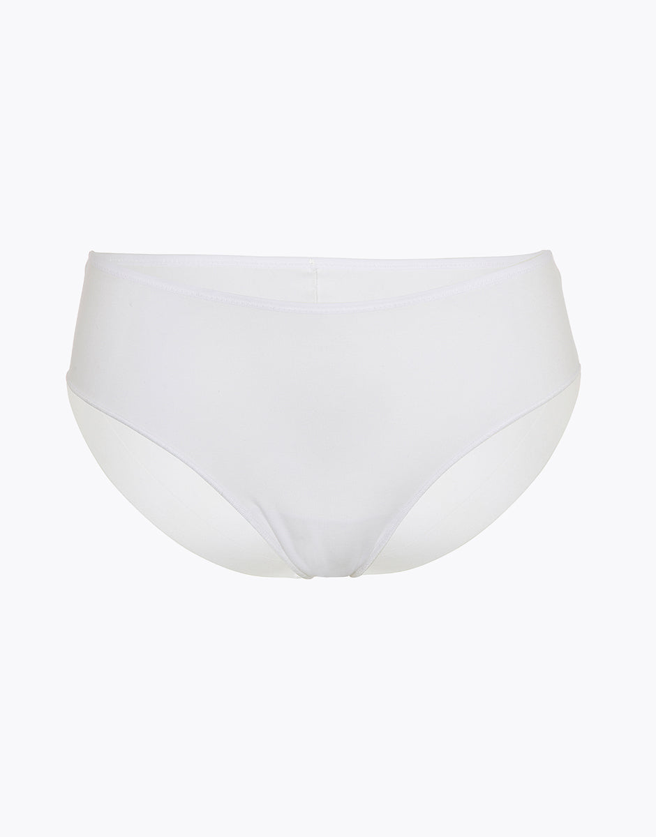 Lovable Invisible Cotton slip midi bianco cotone