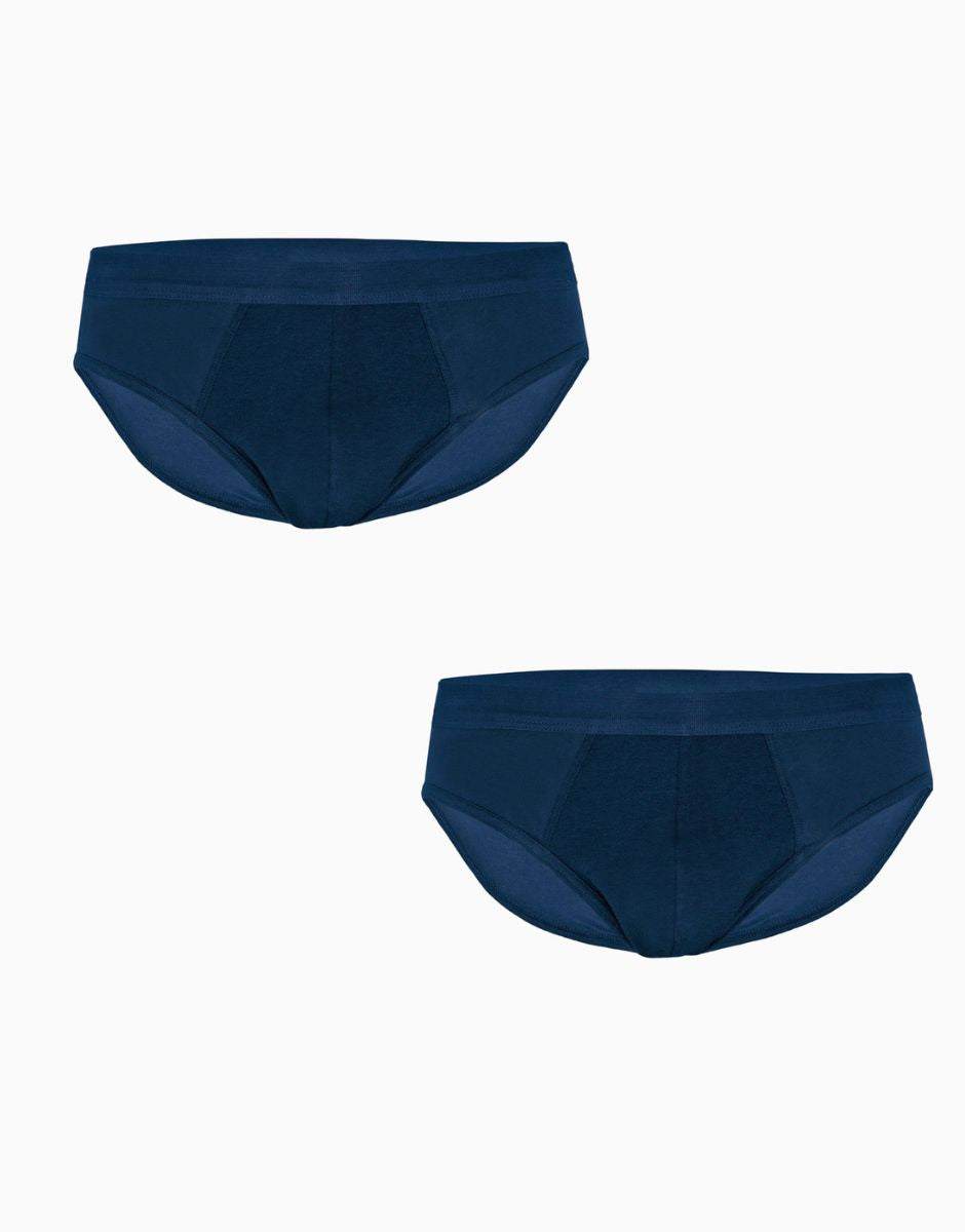 Lovable Man Cotton Stretch slip mini blu 2 pezzi cotone elasticizzato