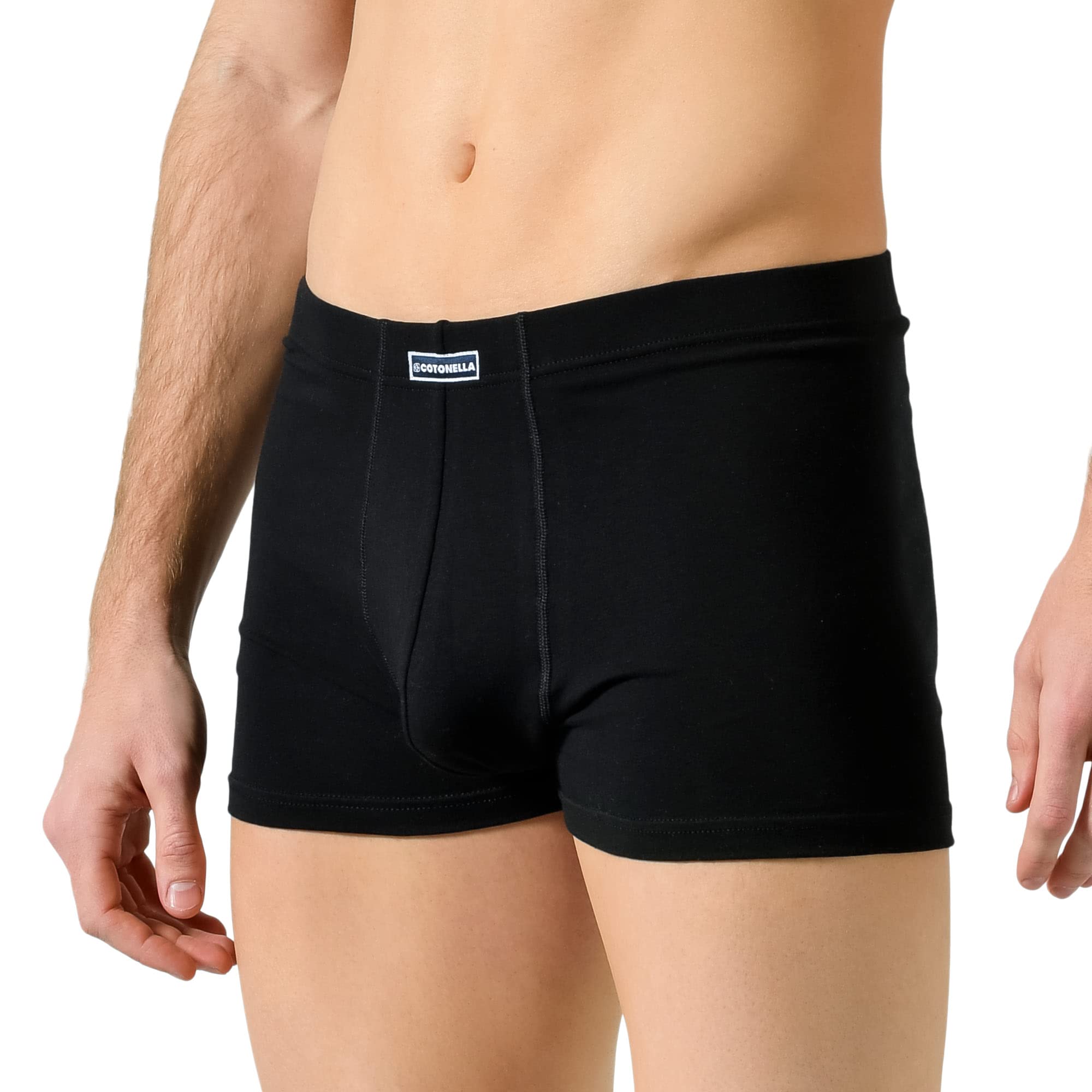 Cotonella 8336 Boxer cotone bielastico nero