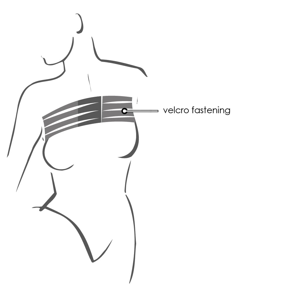 Lipoelastic SG Fascia Stabilizzante Seno Bianca Taglia M
