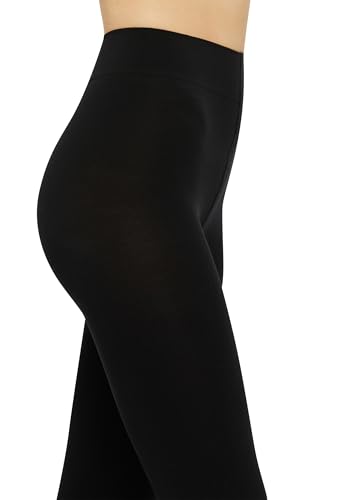 Wolford Collant 100 Den Nero L Compressione Opaco