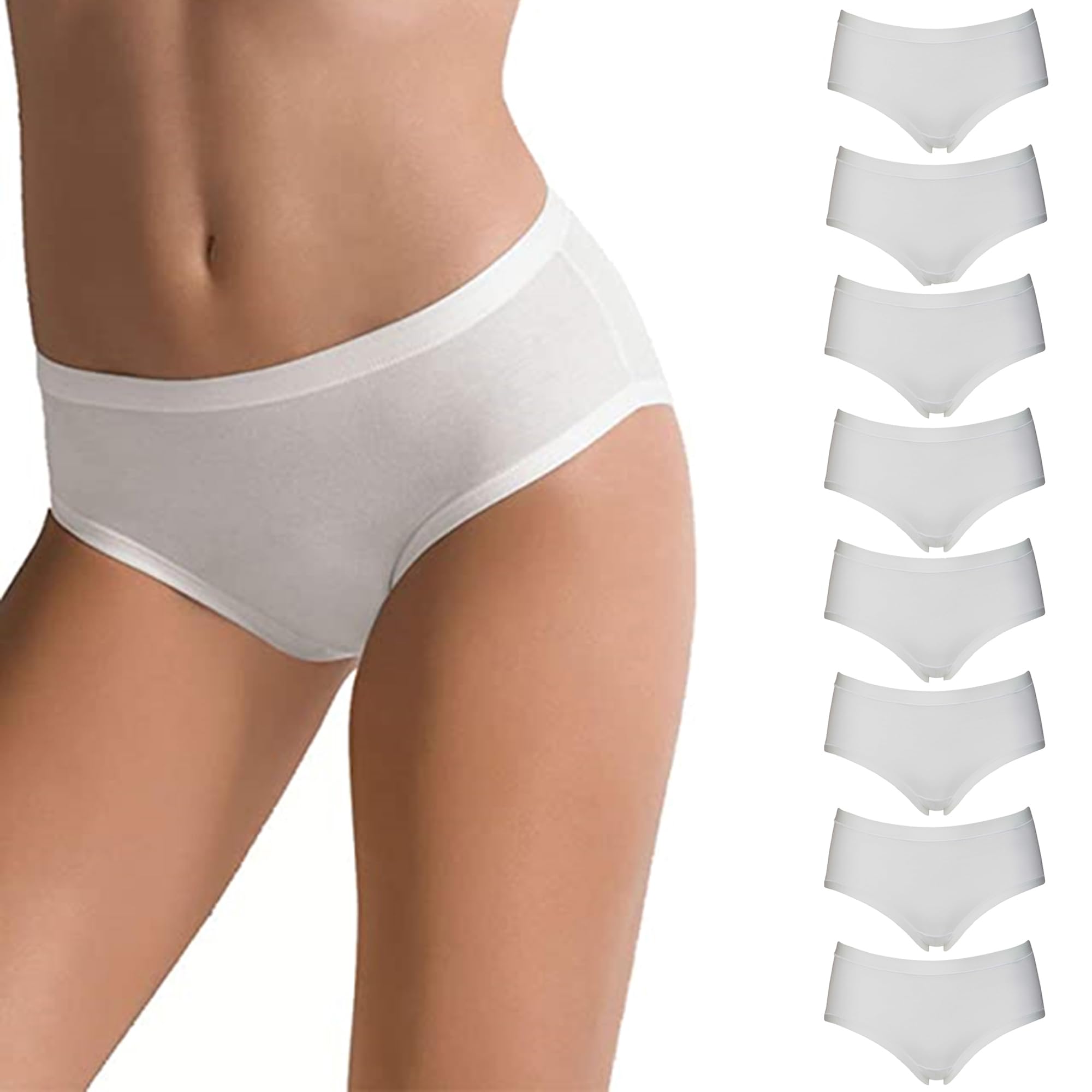 Cotonella 3363 slip midi cotone 3 pezzi comfort