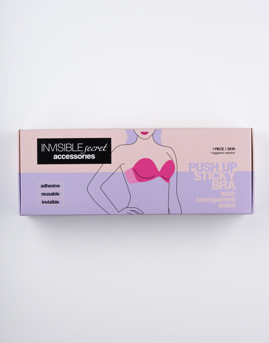 Lovable Invisible Secret reggiseno adesivo skin push up silicone