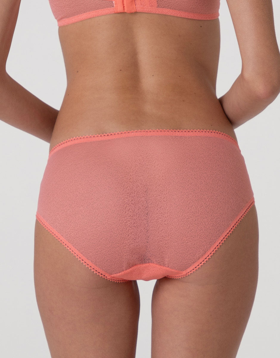 Lovable Fancy Mesh slip tulle corallo vita regolare