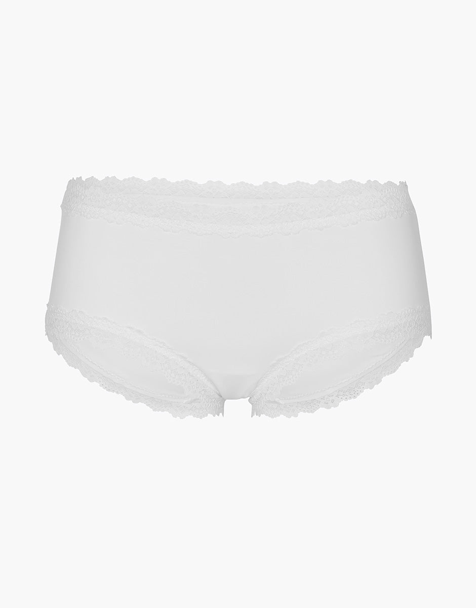 Lovable Lacy Micro culotte bianca microfibra e pizzo
