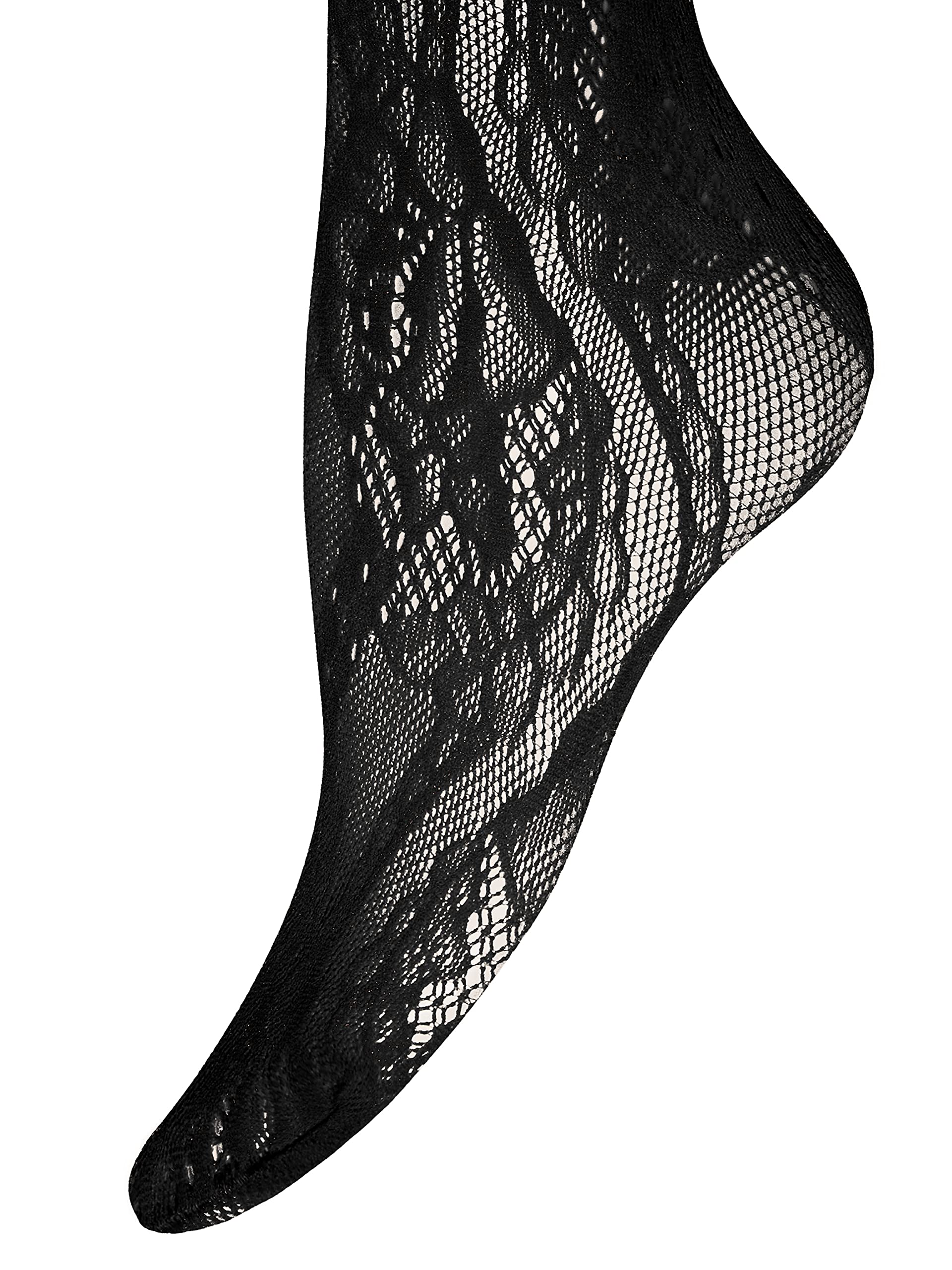 Wolford Rita Collant Rete Floreale Senza Cuciture