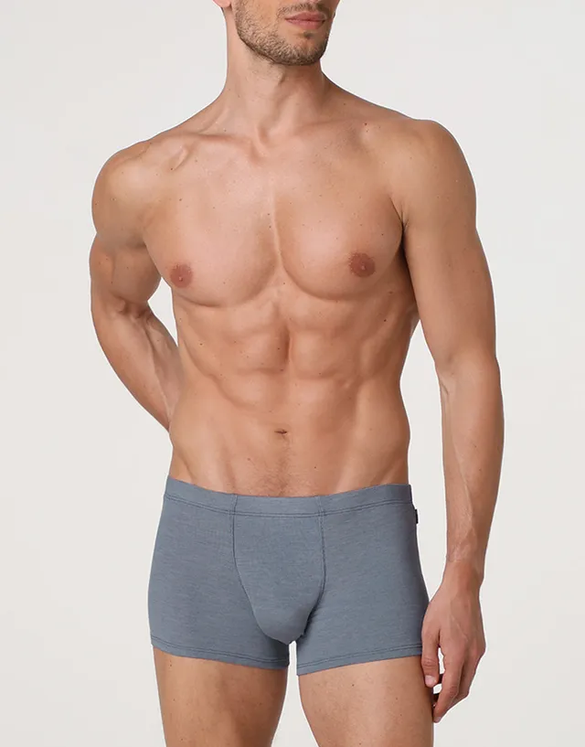 Lovable Man Piquet Micromodal boxer avio scuro