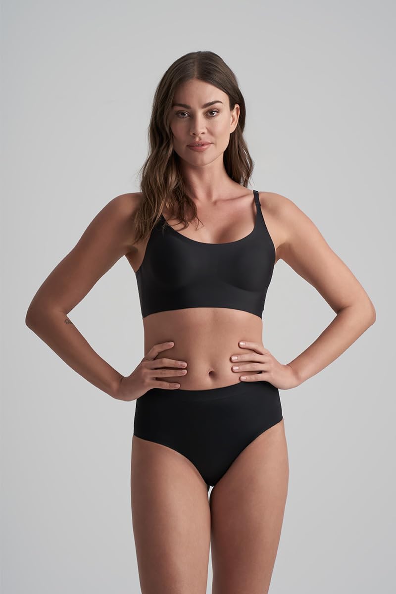 Bye Bra Round Reggiseno Senza Cuciture Nero Supporto