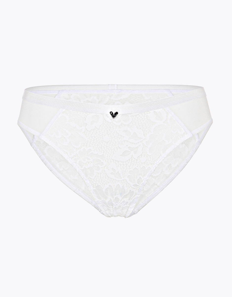 Lovable Anniversary Lace slip in pizzo bianco