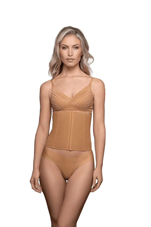Bye Bra Powermesh Waist Trainer guaina vita alta controllo forte