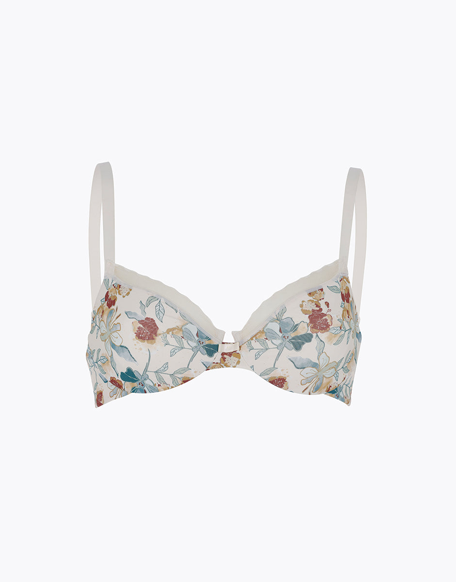 Lovable My Daily Comfort Printed reggiseno microfibra avorio fiori