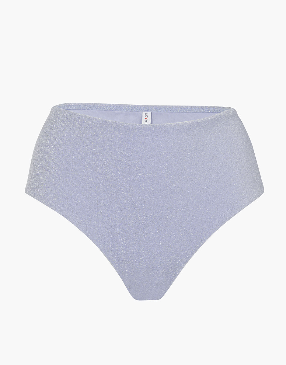 Lovable Sparkly Micro slip mare alto azzurro lurex