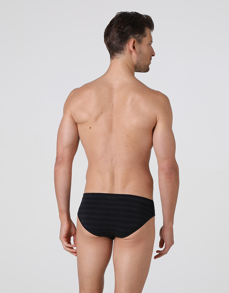 Lovable Man slip uomo micromodal nero