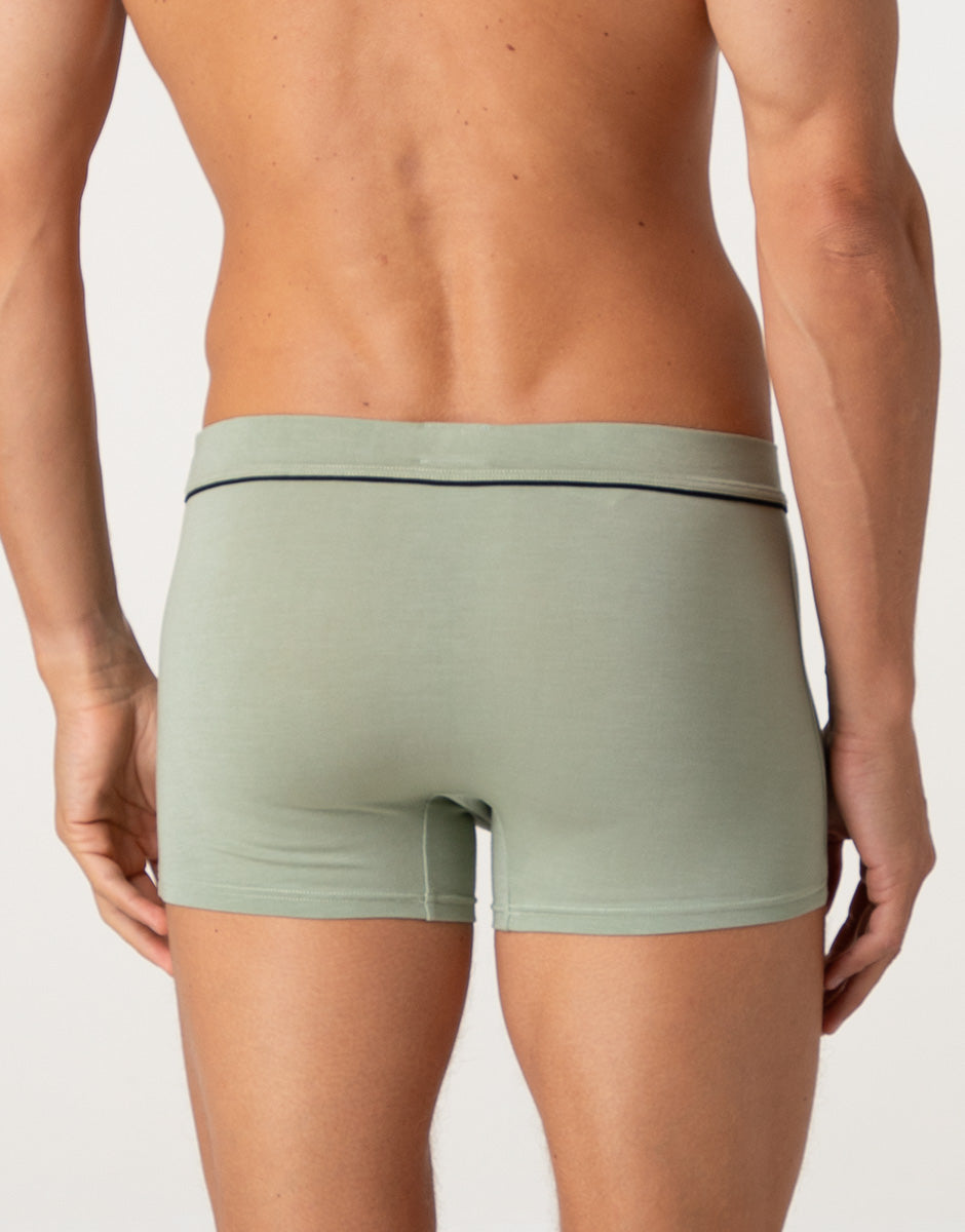 Lovable Man Modern Cotton Boxer Salvia in Modal