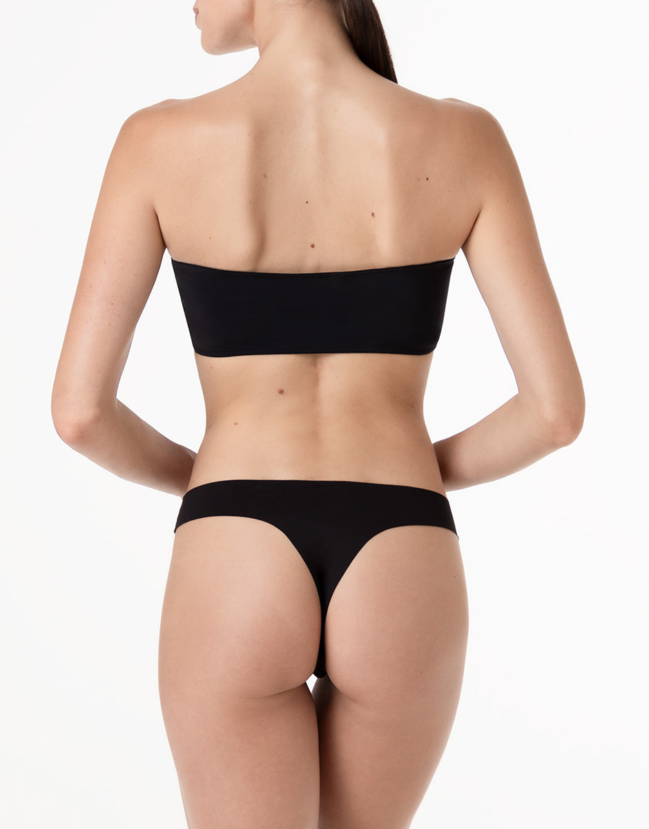 Lovable Second Skin Micro perizoma nero microfibra senza cuciture