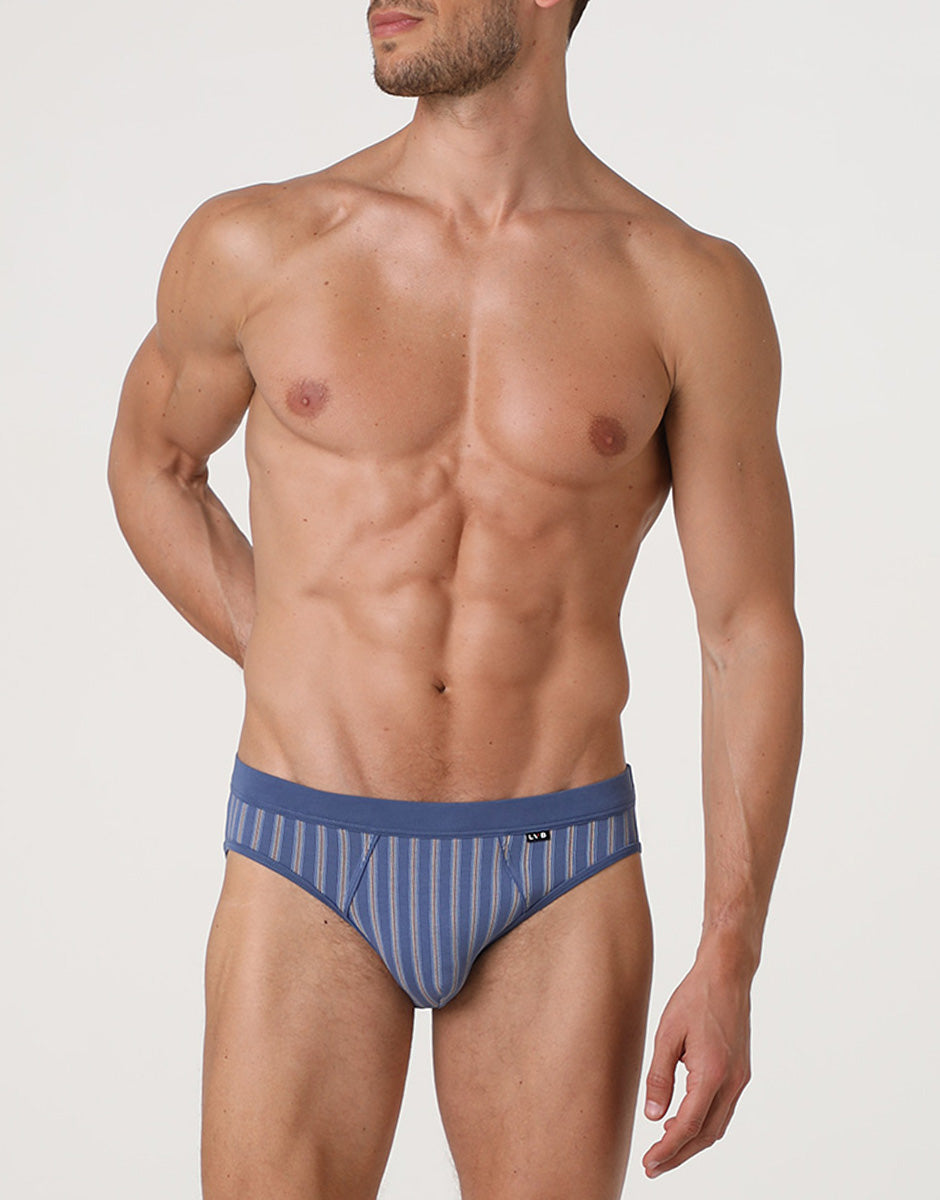 Lovable Man Casual Stretch Cotton slip avio righe cotone