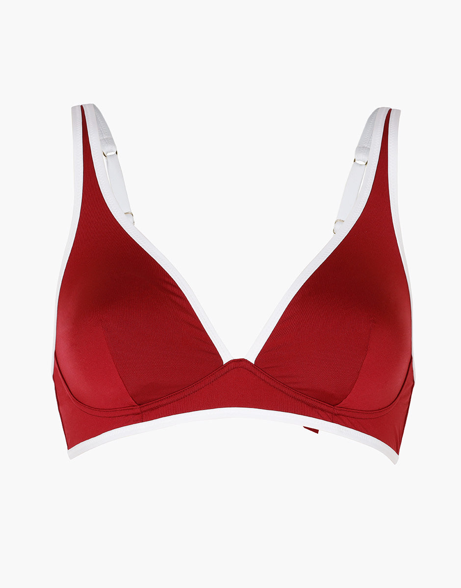 Lovable Timeless costume reggiseno rosso tibetano microfibra