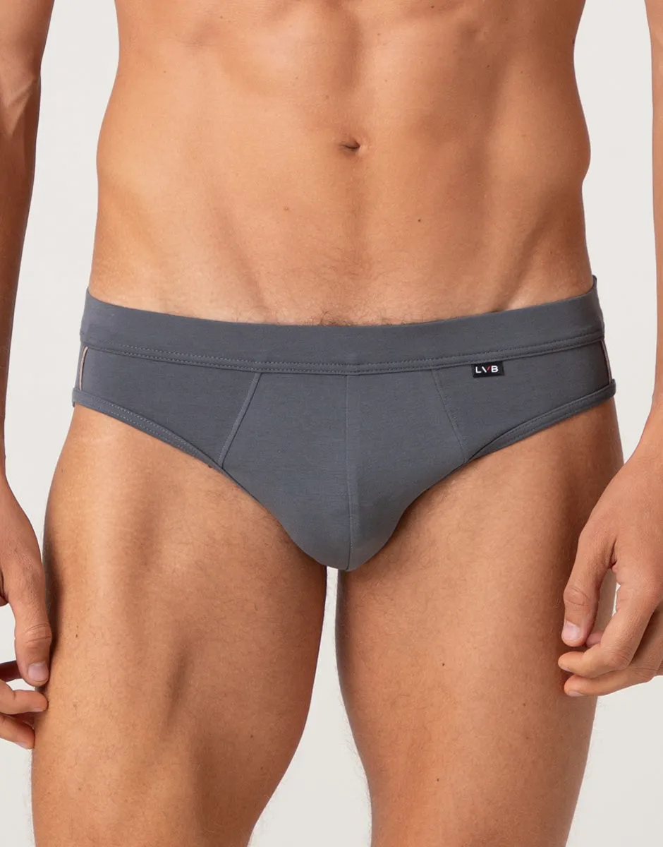 Man Dynamic Cotton slip uomo grigio antracite cotone